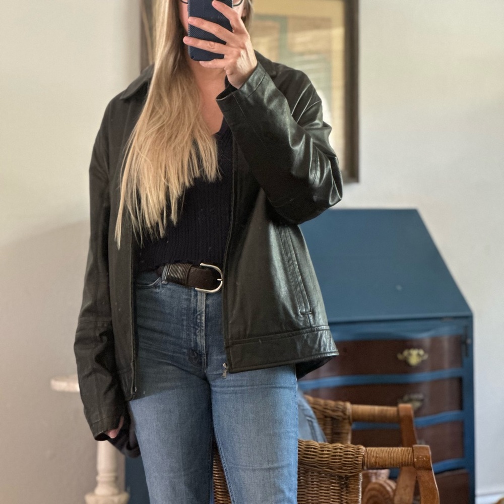 Vintage Claiborne Lamb Leather Jacket